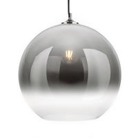 LAMPE Glas Bubble 150 cm - Silberfarben, Glas (40/40/36.5cm) - Leitmotiv
