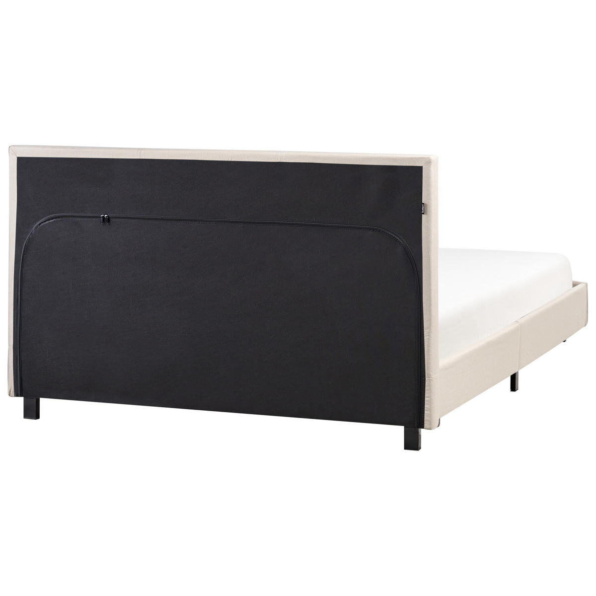 WASSERBETT 140x200 cm Grau Albi - Grau, Textil (140/200cm) - Beliani