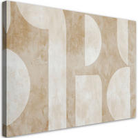 LEINWANDBILD Helle Retro Abstraktion - Lila, Textil (100/70cm) - Feeby