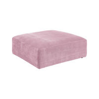 SOFA SITZELEMENT SEPHI Pink Cord - Pink/Schwarz, Kunststoff/Textil (107/39/107cm) - KAWOLA