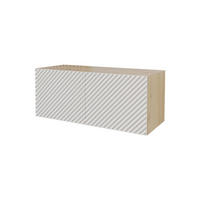 LOWBOARD ZENO-W 100x40x41 cm - Weiß - Weiß, Holzwerkstoff (100/40/41cm) - ALTDECOR