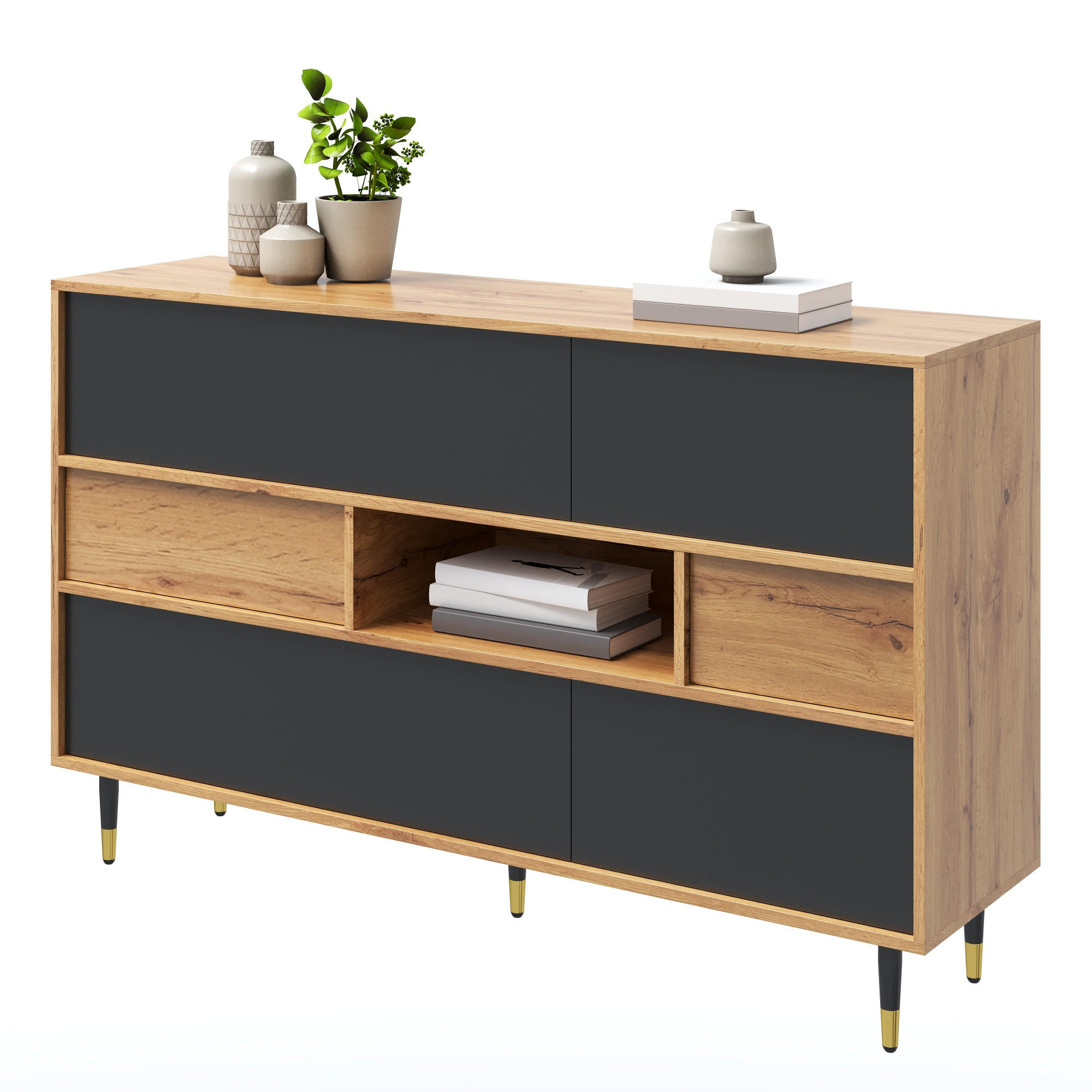 ComfortXL Sideboard Natur 140x84.5x40 cm