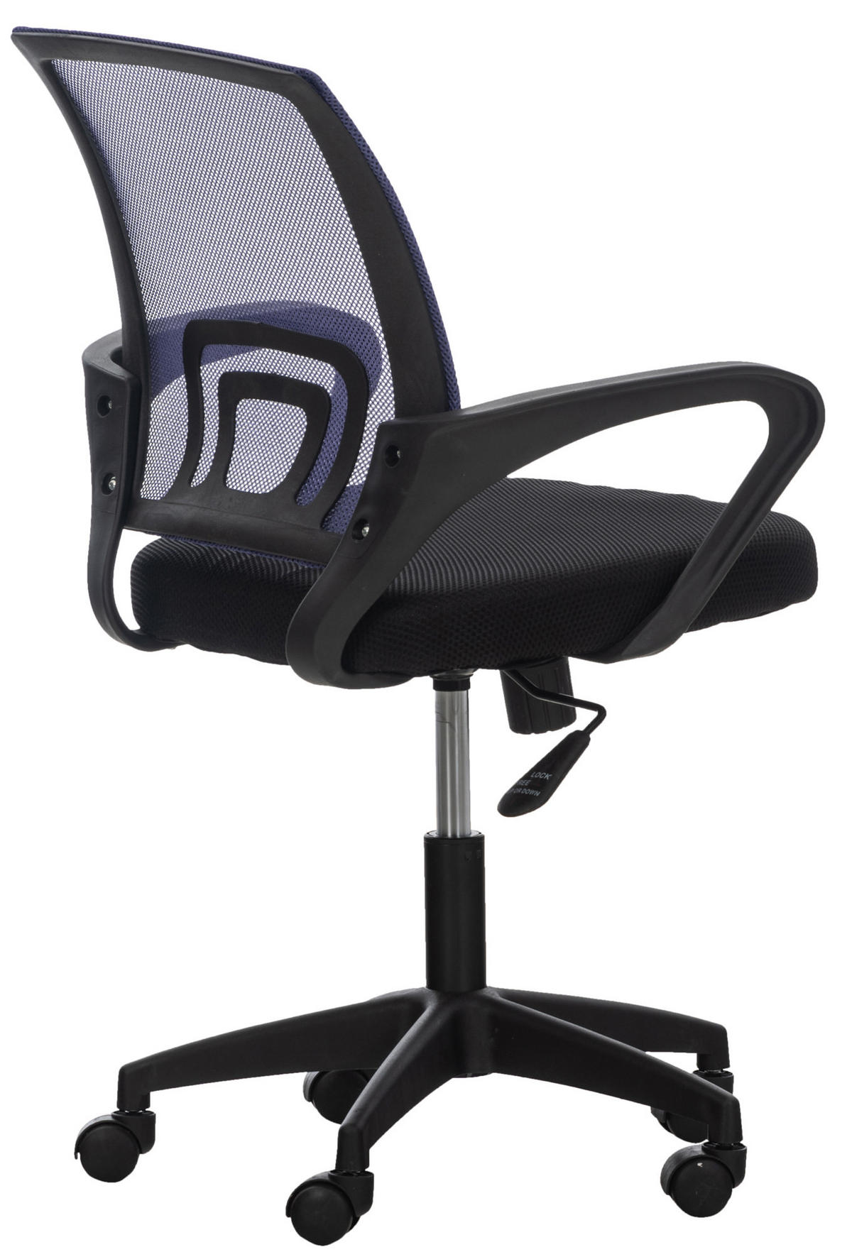 DREHSTUHL Microfaser lila - Lila/Schwarz, Kunststoff/Textil (62/84/50cm) - CLP