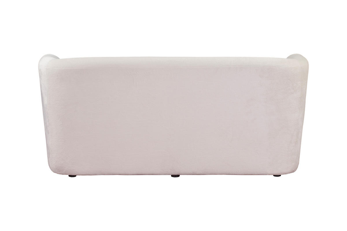 BETTSOFA MOCHI Beige Plüsch-Stoff - Beige, Textil (76/68/146cm) - MASSENO