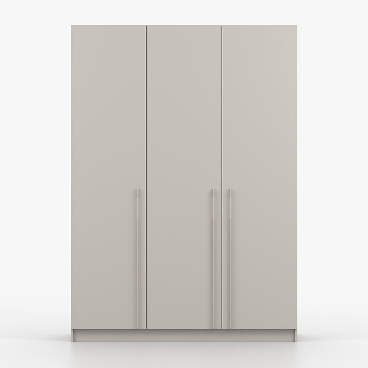 SCHRANK mit Schwenktüren ROSA 3D 150/210/55, 3-türig, Kaschmir - Kaschmir, Holzwerkstoff (150/210/55cm) - imoebel24