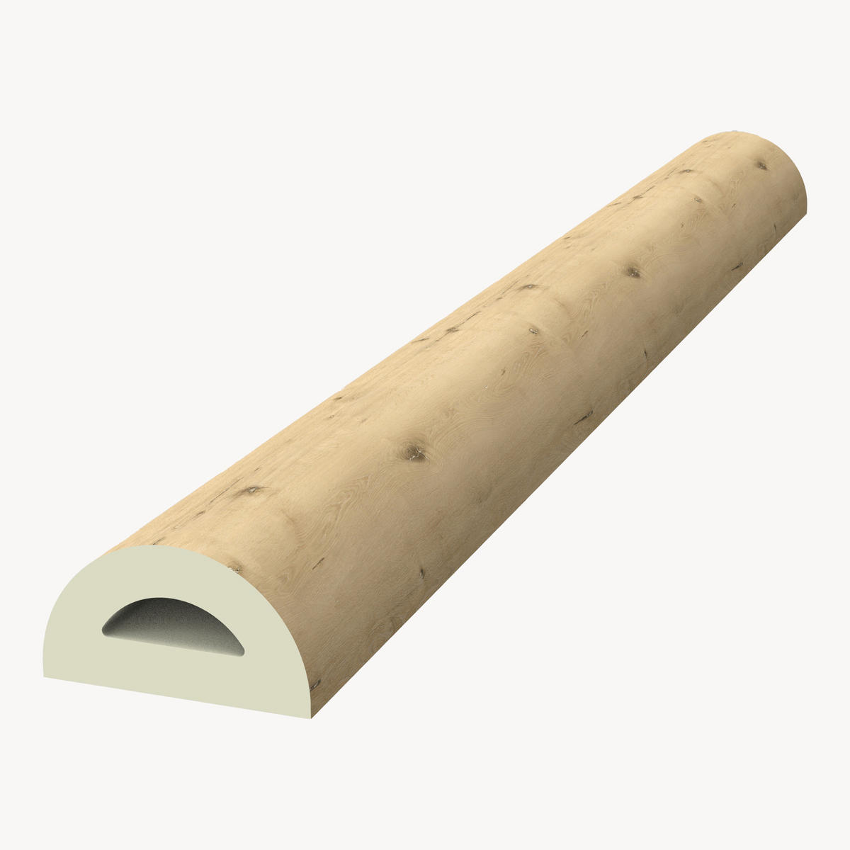 TREPPENVERKLEIDUNG-SET 2 TLG. Bunschoten - Naturfarben, Kunststoff (120/32cm) - NEU.HOLZ