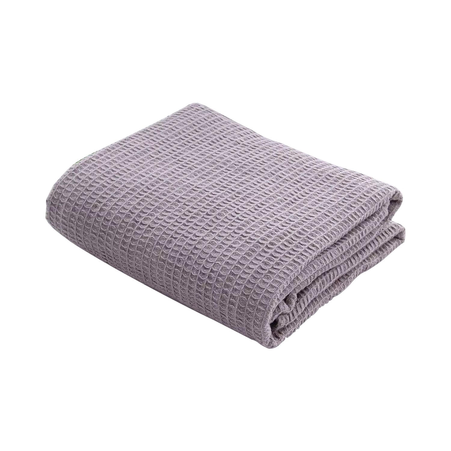SOMMERDECKE aus Baumwolle 214 / 150 cm (Grau) - Grau, Textil (150/214cm)