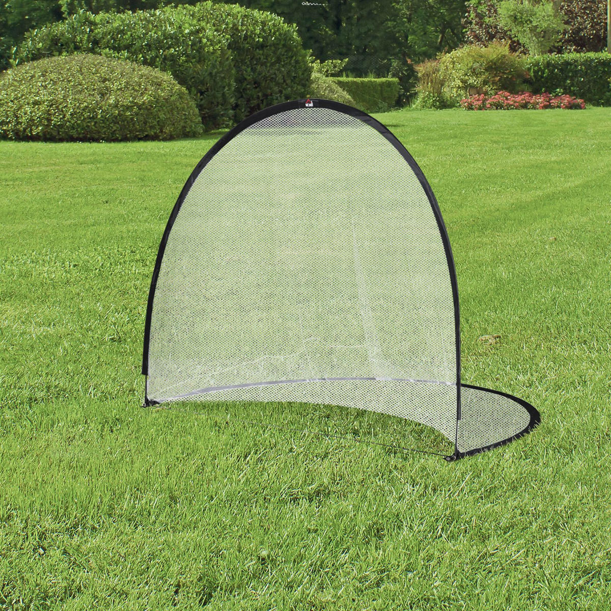 FUSSBALLTOR DE-18593 Pop-Up mit Tragetasche & Heringen Schwarz/Weiß - Schwarz, Kunststoff (203/247cm) - ComfortXL
