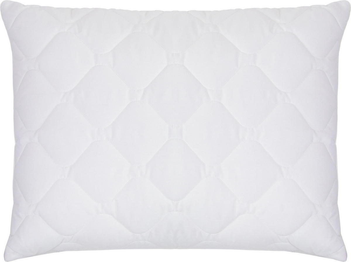 KISSEN, 60x80 cm, 100% Polyester-Hohlfaser Füllung, Weiß - Weiß, Textil (60/80cm) - Zollner