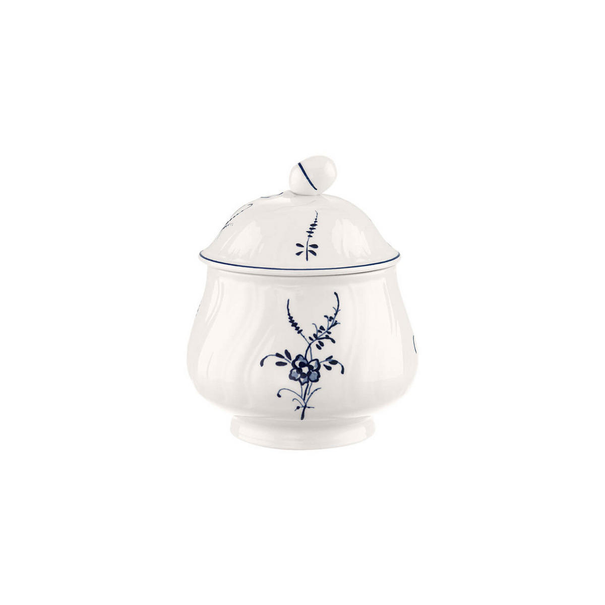 ZUCKERDOSE Vieux Luxembourg weiß-blau 270 ml - Blau/Weiß, Keramik (9.5/11.6cm) - Villeroy & Boch