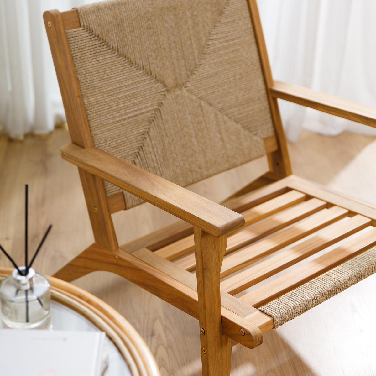 SESSEL Holz Braun - Braun, Holz (64/73/74cm) - Nordlys