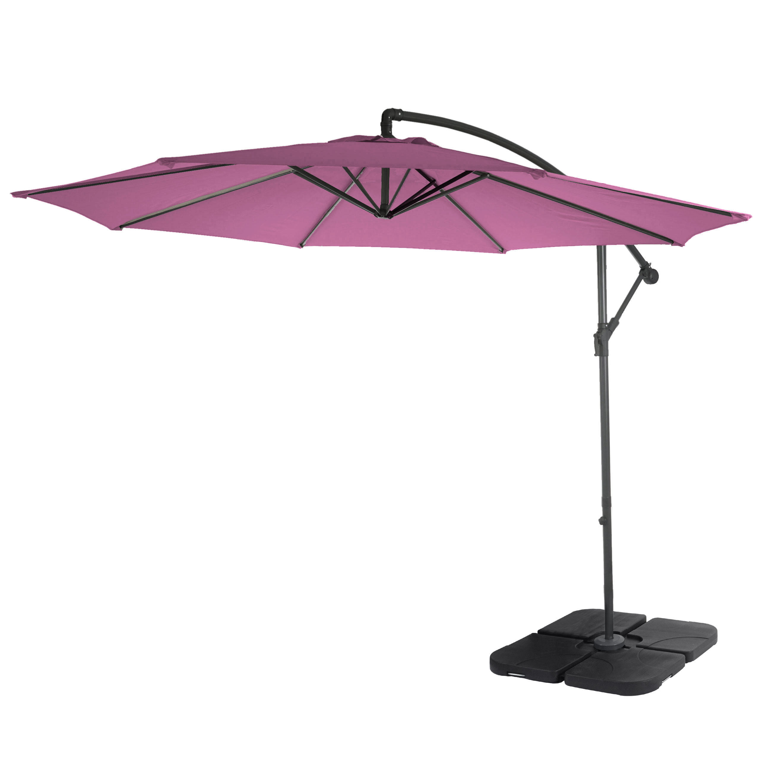 AMPELSCHIRM NEIGBAR Violett - Violett, Textil (360/295cm) - MCW