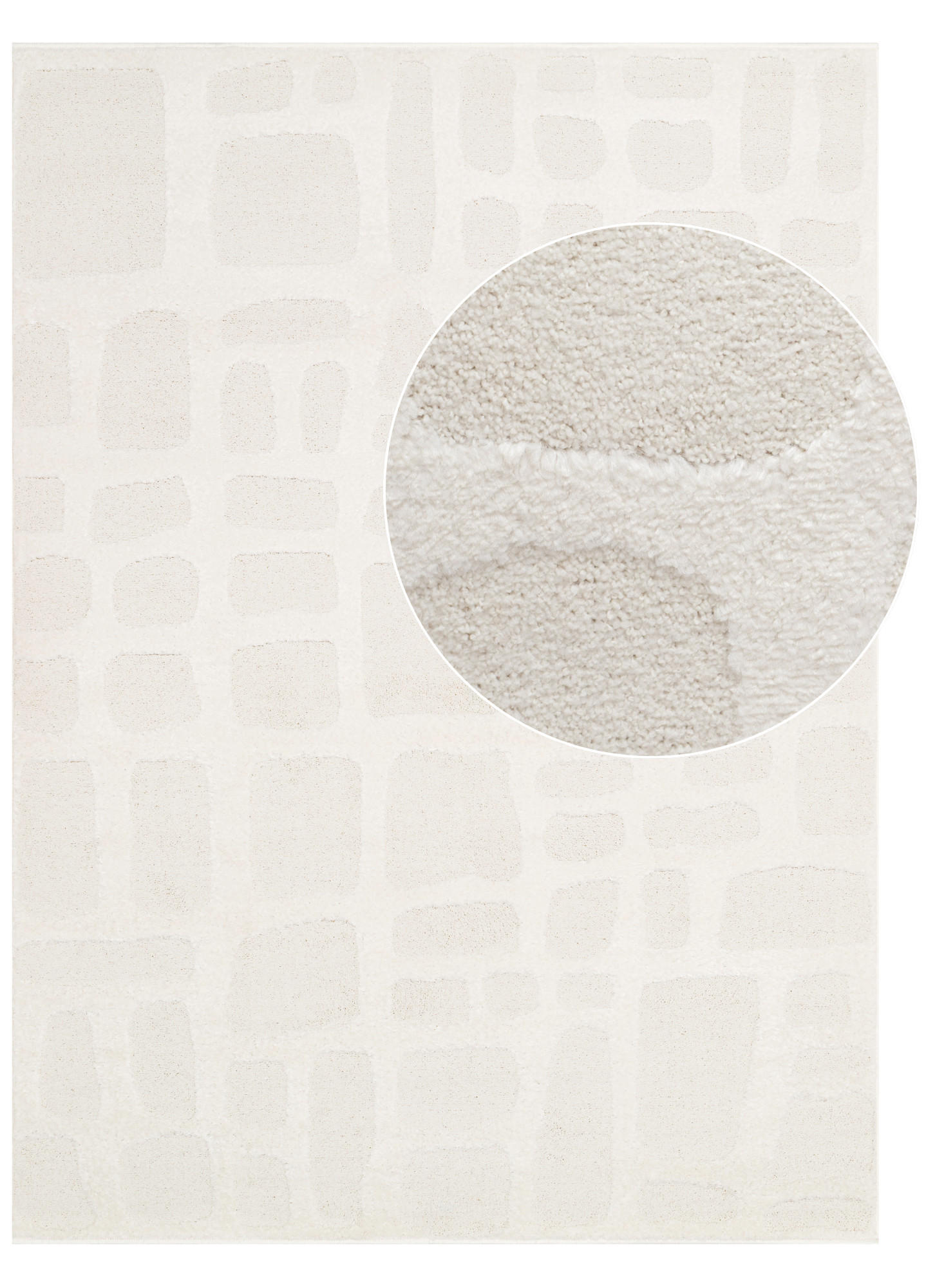 TEPPICH TERRA Creme 200/300 cm - Creme, Textil (200/300cm) - Tapiso