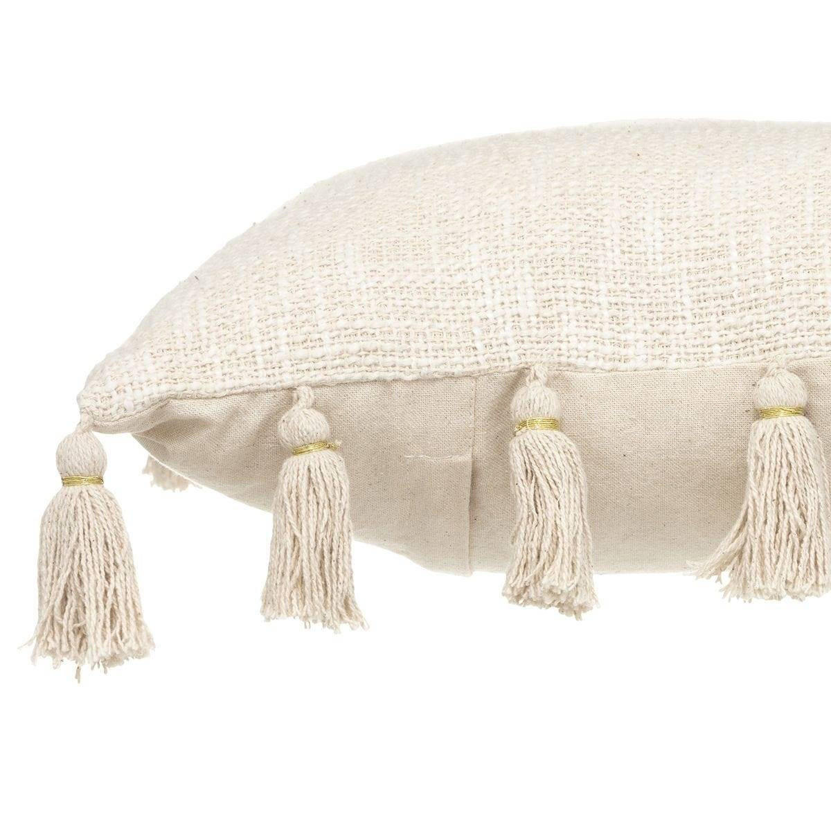 ZIERKISSEN 50/50 cm - Beige, Naturmaterialien (18/50cm) - Atmosphera Createur d´interieur