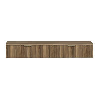 KONSOLENSCHREIBTISCH - 110 cm x 45 cm - holz - naturfarben dunkel Fralyn - Naturfarben, Holz (45/110/20cm) - Vente-Unique