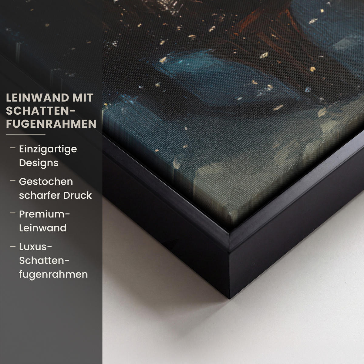 LEINWAND Bilder mit Rahmen - Weihnachtsmann - Weihnachten - Winter - Weihnachtsbaum - 40x60 - Bordeaux, Textil (40/60cm) - MuchoWow