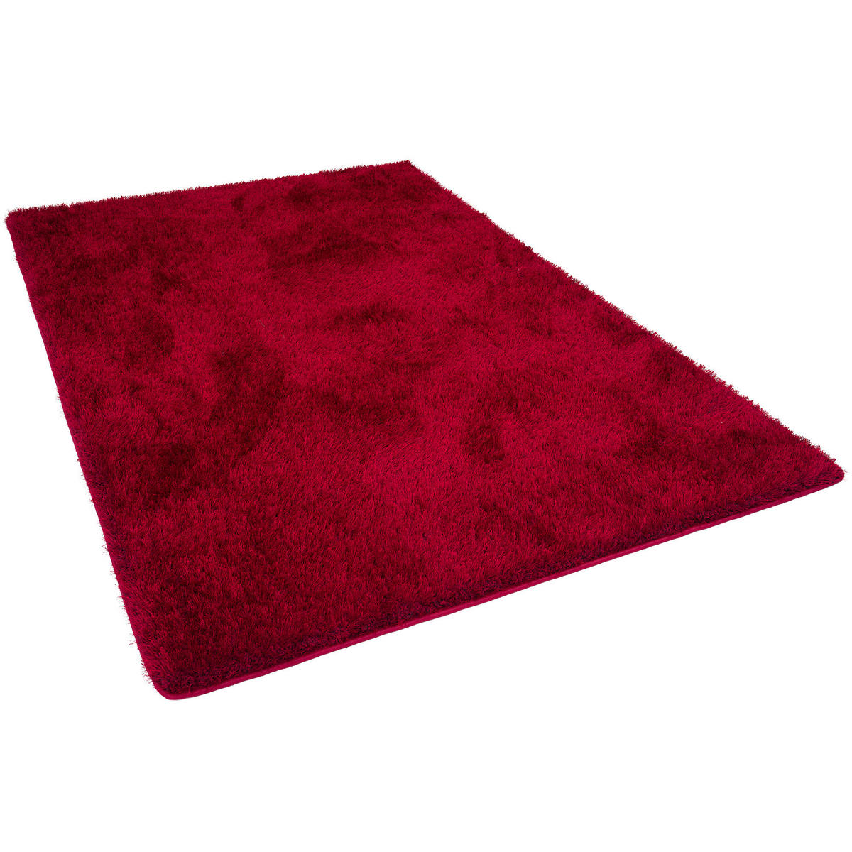 HOCHFLOR SHAGGY TEPPICH LUXUS FEELING MIX - Rot, Textil (200/200cm) - Snapstyle