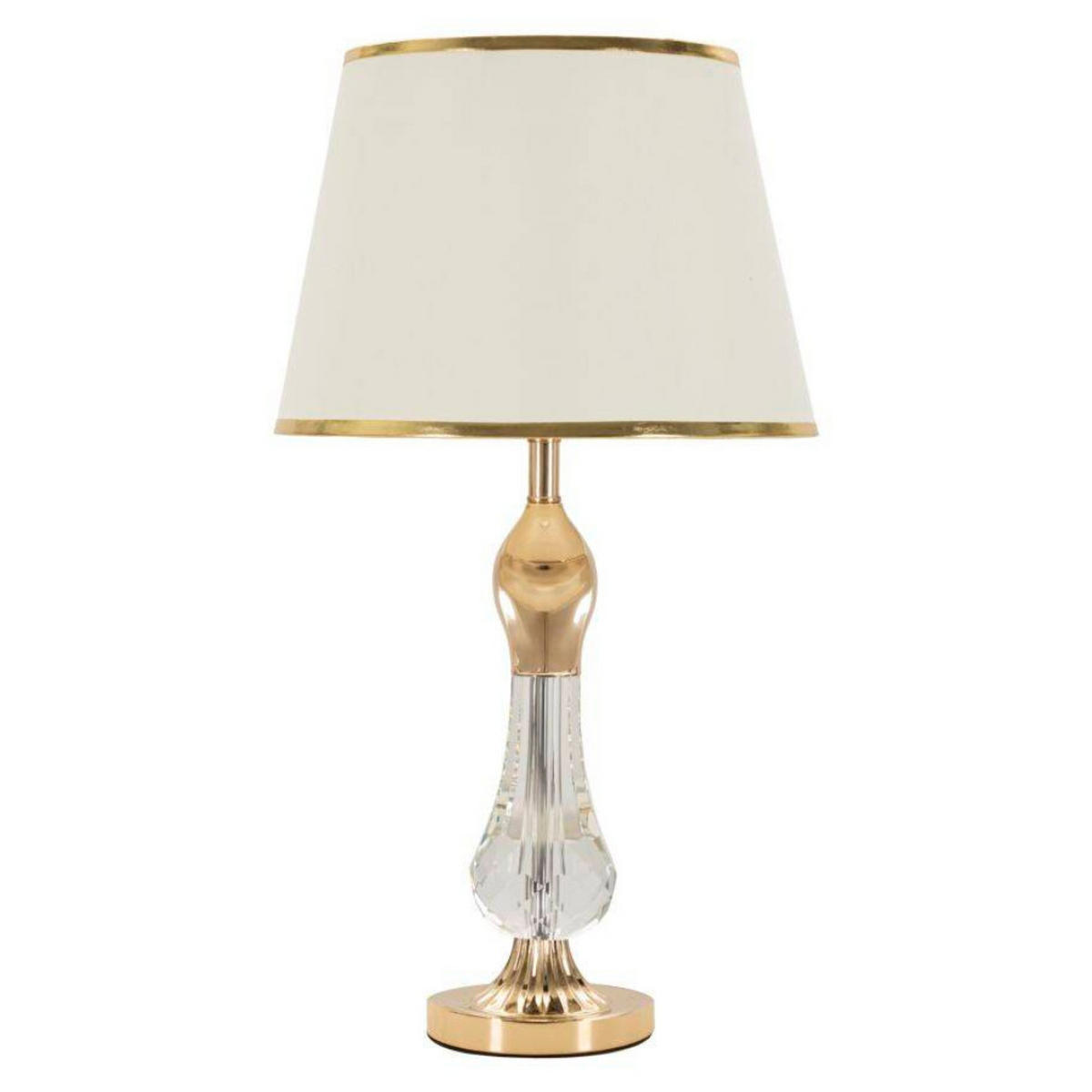 TISCHLEUCHTE Bratislava 59 cm - Beige, Metall (33/33/59cm) - Mauro Ferretti