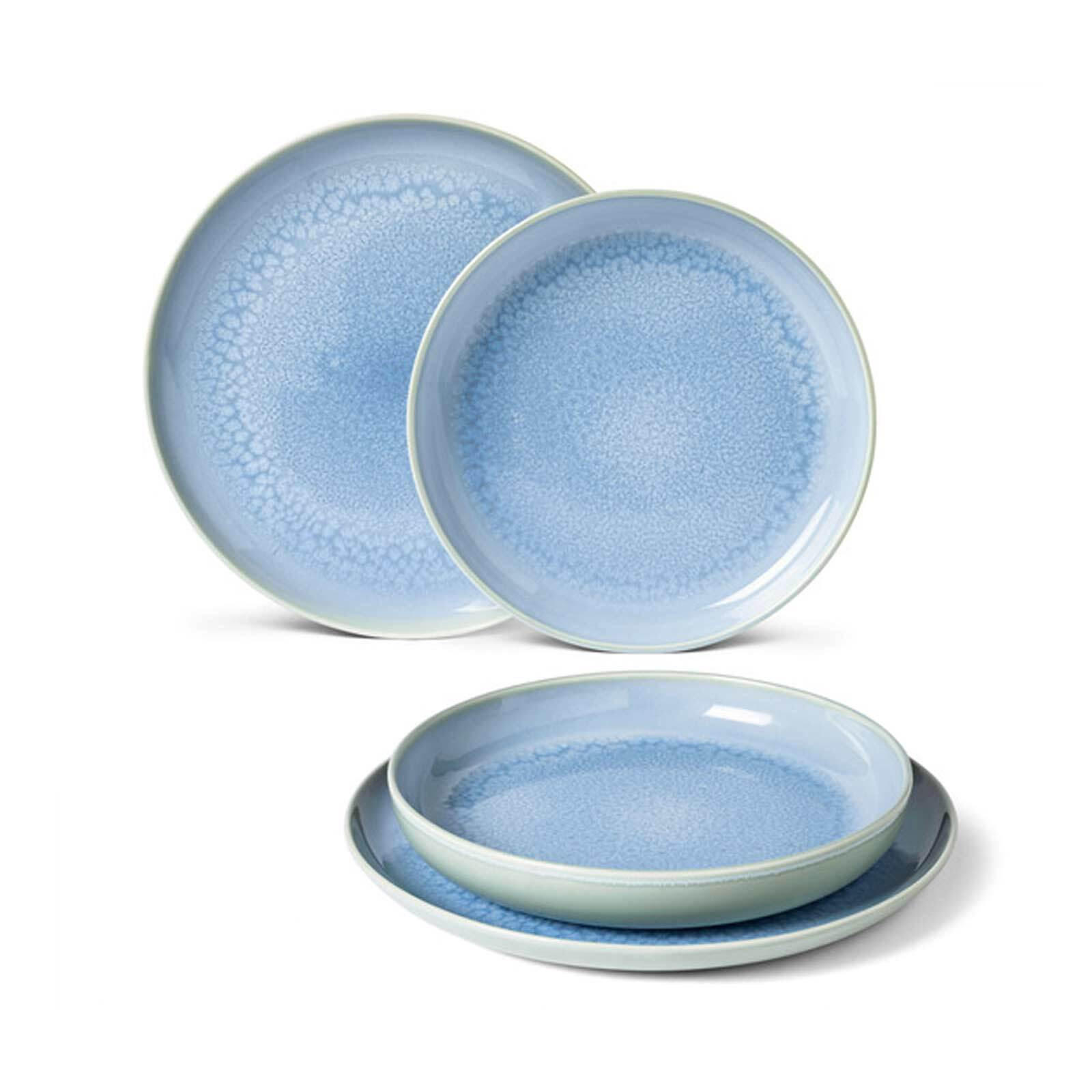 TAFEL-SET Crafted Blueberry türkis 4er Set - Türkis, Keramik (1/1/1cm) - like.Villeroy & Boch