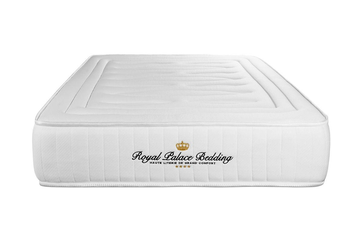 MATRATZE Lancaster Taschenfederkern und Memory-Schaum 120 x 200 cm h3 - Weiß, Textil (120/200cm) - ROYAL PALACE BEDDING