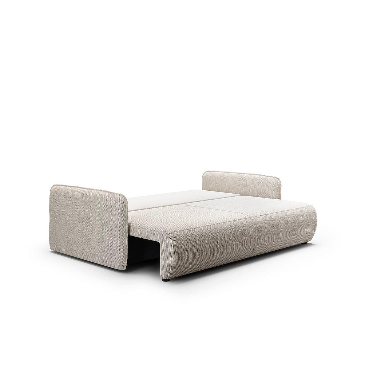 POHOVKA Claudio 3MÍSTNÁ Světle šedá - šedá, dřevo (216/86/105cm) - Petits-meubles