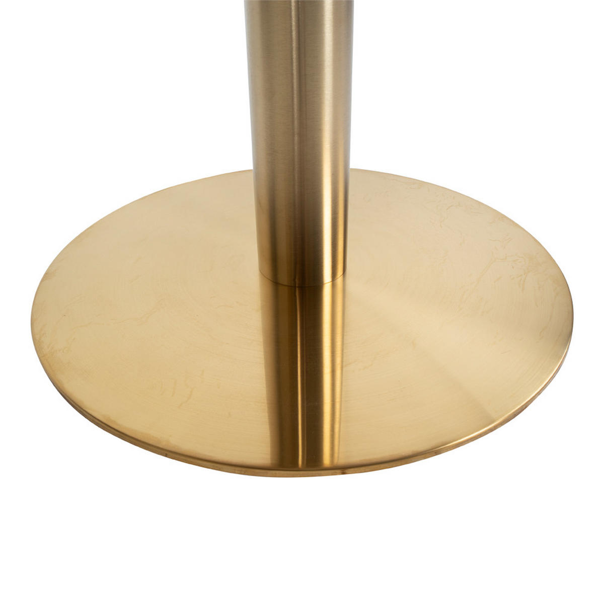 ESSTISCH Ø110 cm Marmorlook - Goldfarben, Holzwerkstoff (110/110/75cm) - ebuy24