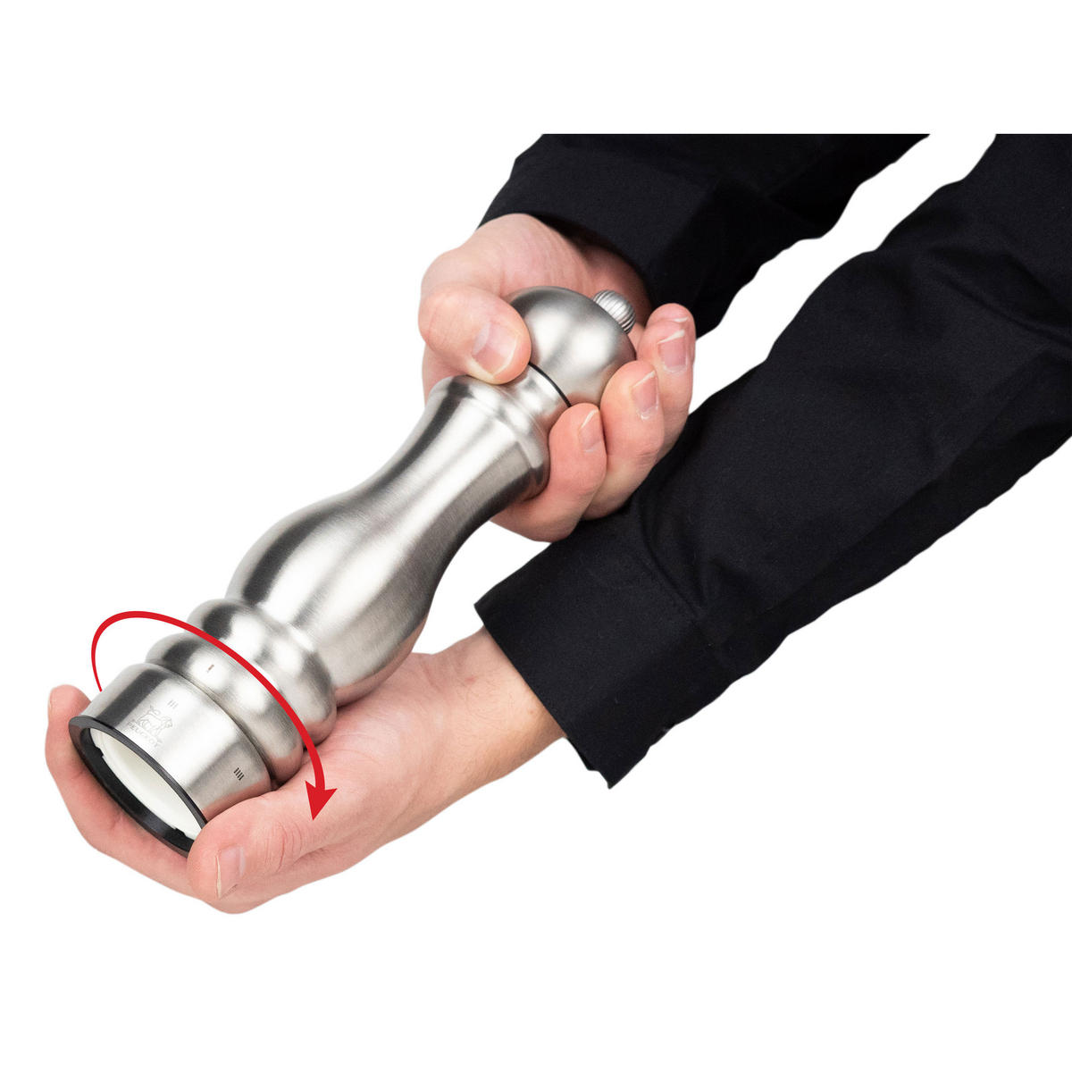 SALZMÜHLE Paris Chef uSelect 22cm Edelstahl Stahlmahlwerk - Grau, Metall (6/22/6cm) - PEUGEOT