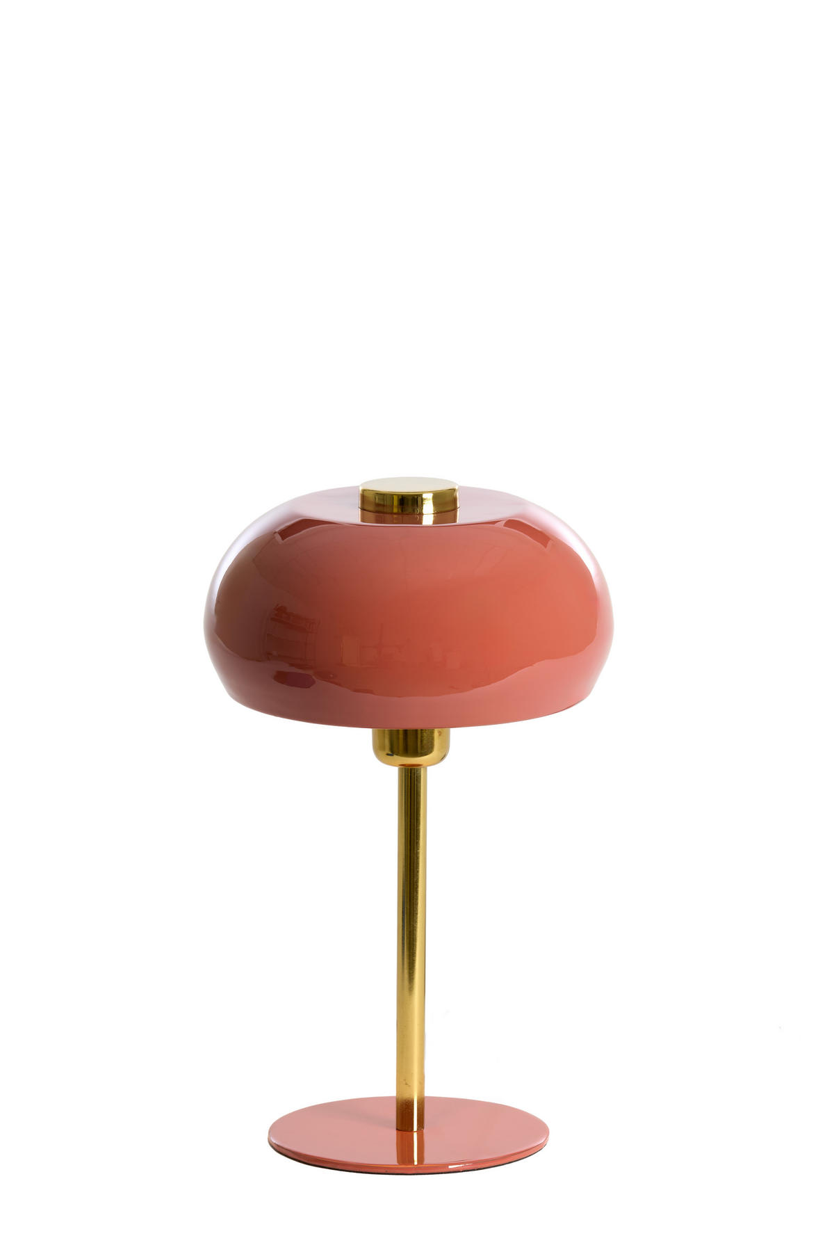 TISCHLAMPE Surin Rot Ø22/34 cm - Rot, Metall (22/22/34cm) - Light & Living