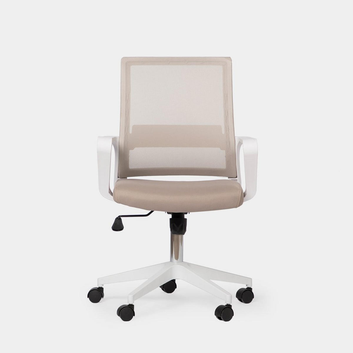 SCHREIBTISCHSTUHL Sayla Beige 60 cm x 95-105 cm - Beige, Kunststoff (60/95/60cm)