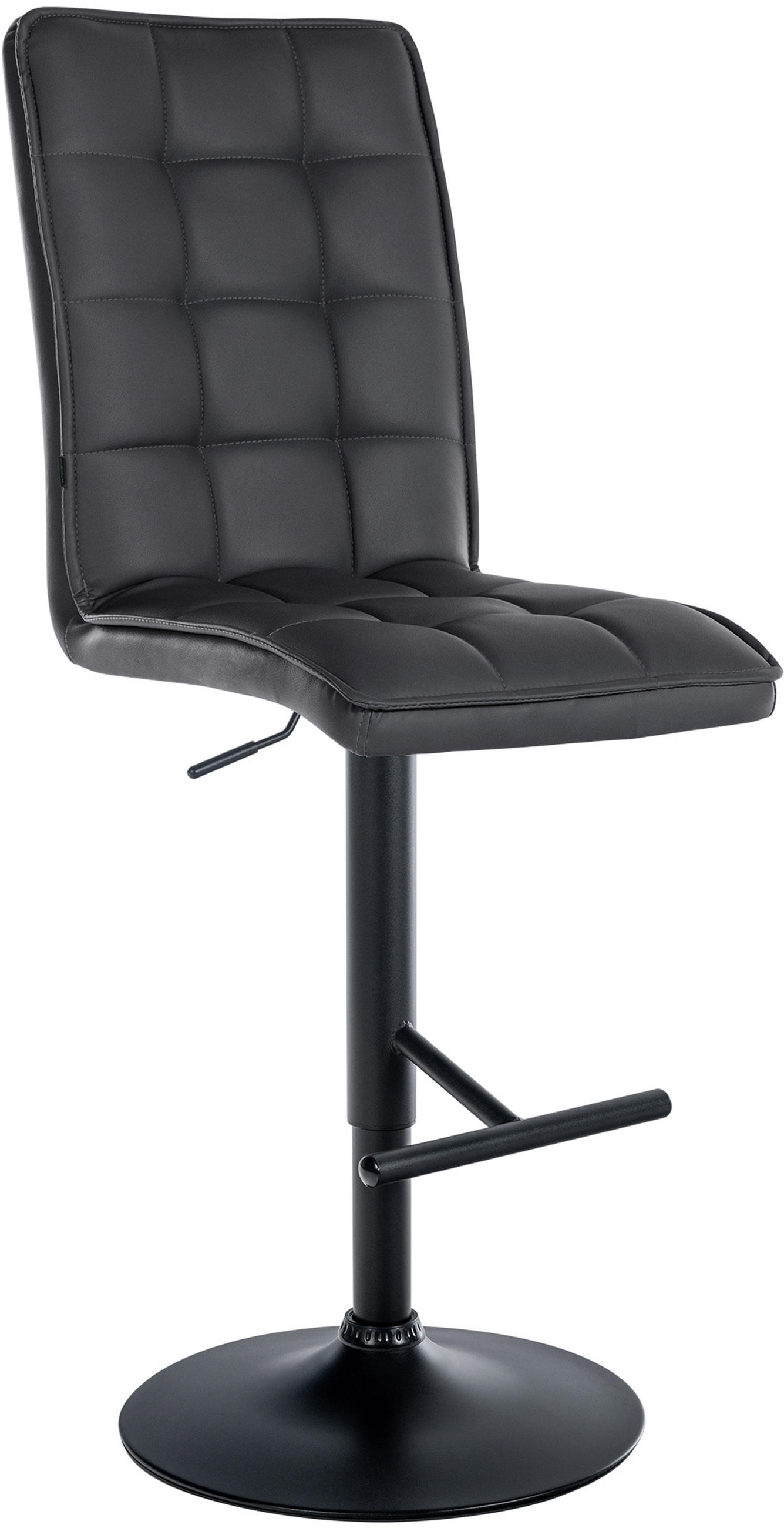 TPFLiving Barhocker Schwarz 45x133x54 cm