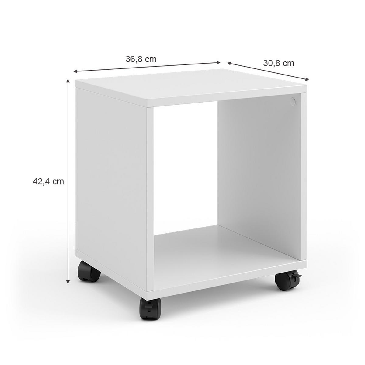 KINDERREGAL Luigi Weiß 36.8 x 42.4 cm - Weiß, Holzwerkstoff (36.8/42.4/30.8cm) - Vicco