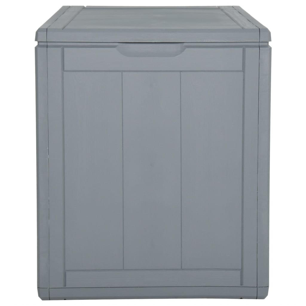 furnicato Garten-Aufbewahrungsbox Grau 43x51x44 cm