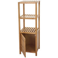 BADREGAL Braun - Braun, Holz (36/110/34cm) - MCW