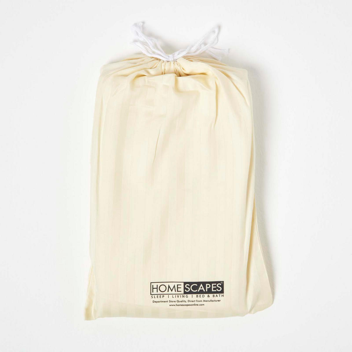 DAMAST-SPANNBETTLAKEN 2er-Set für Kinderbett, 70/140 cm - Creme, Textil (70/140cm) - Homescapes