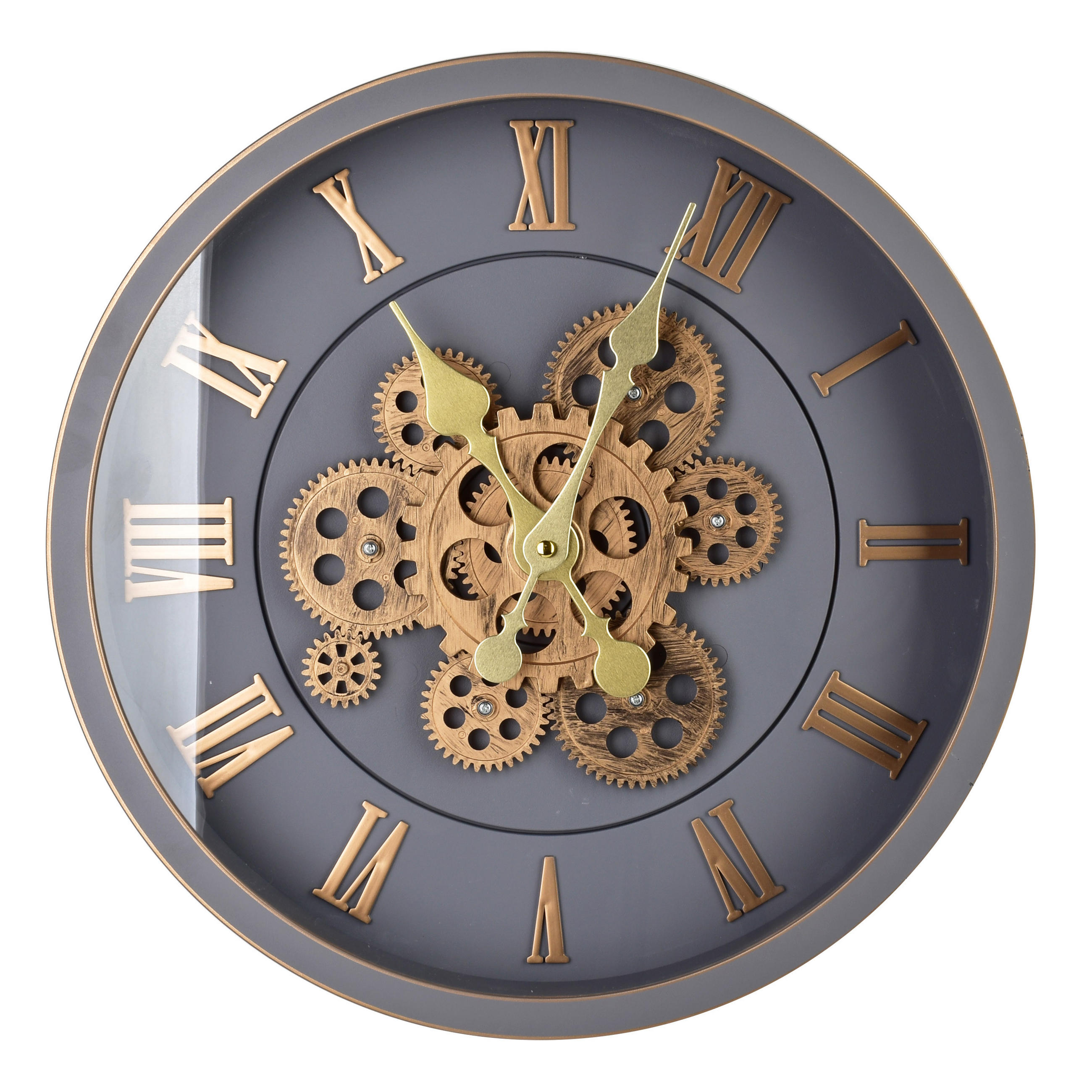 WANDUHR Ramsey grau 40/40/40 cm Kunststoff - Grau, Kunststoff (40/40/40cm) - Mondex