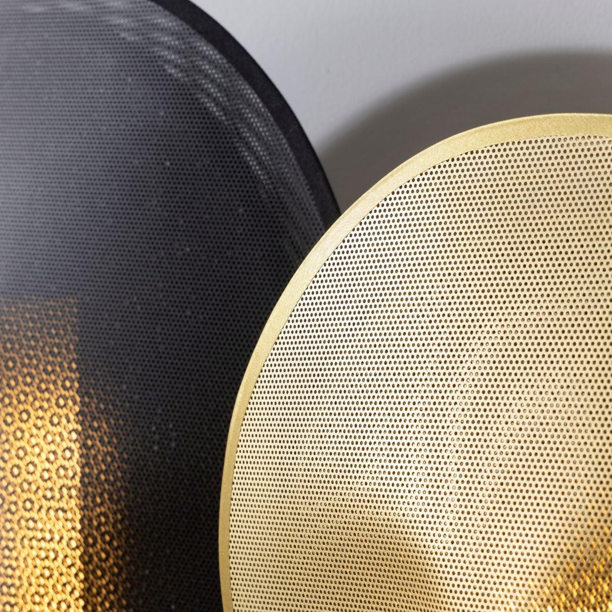 LAMPE Masche D.28cm - Goldfarben, Kunststoff (28.5/7.6/39.5cm) - Signature