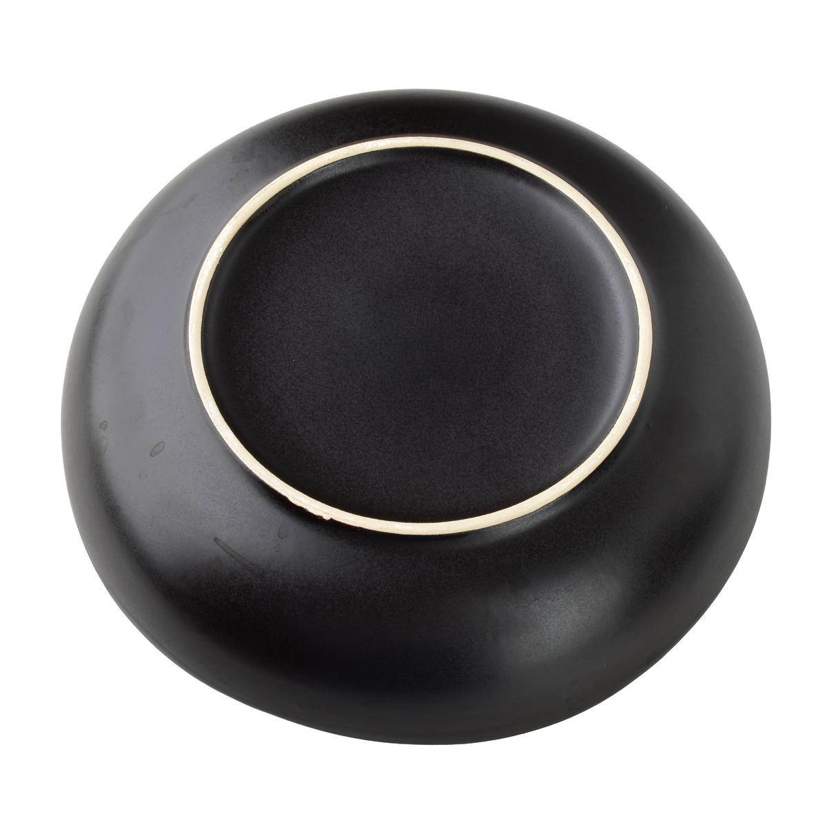 TELLER Basic Nature Schwarz 22.5x22.5x5 cm Keramik - Schwarz, Keramik (22.5/22.5/5cm) - Mondex