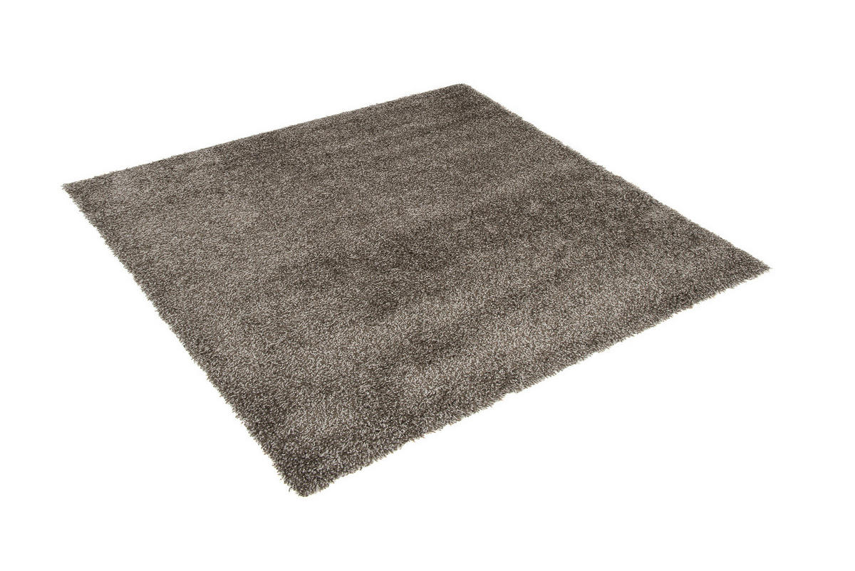 TEPPICH ESSENCE SQUARE Dunkelgrau 160/160 cm - Dunkelgrau, Kunststoff (160/160cm) - Tapiso
