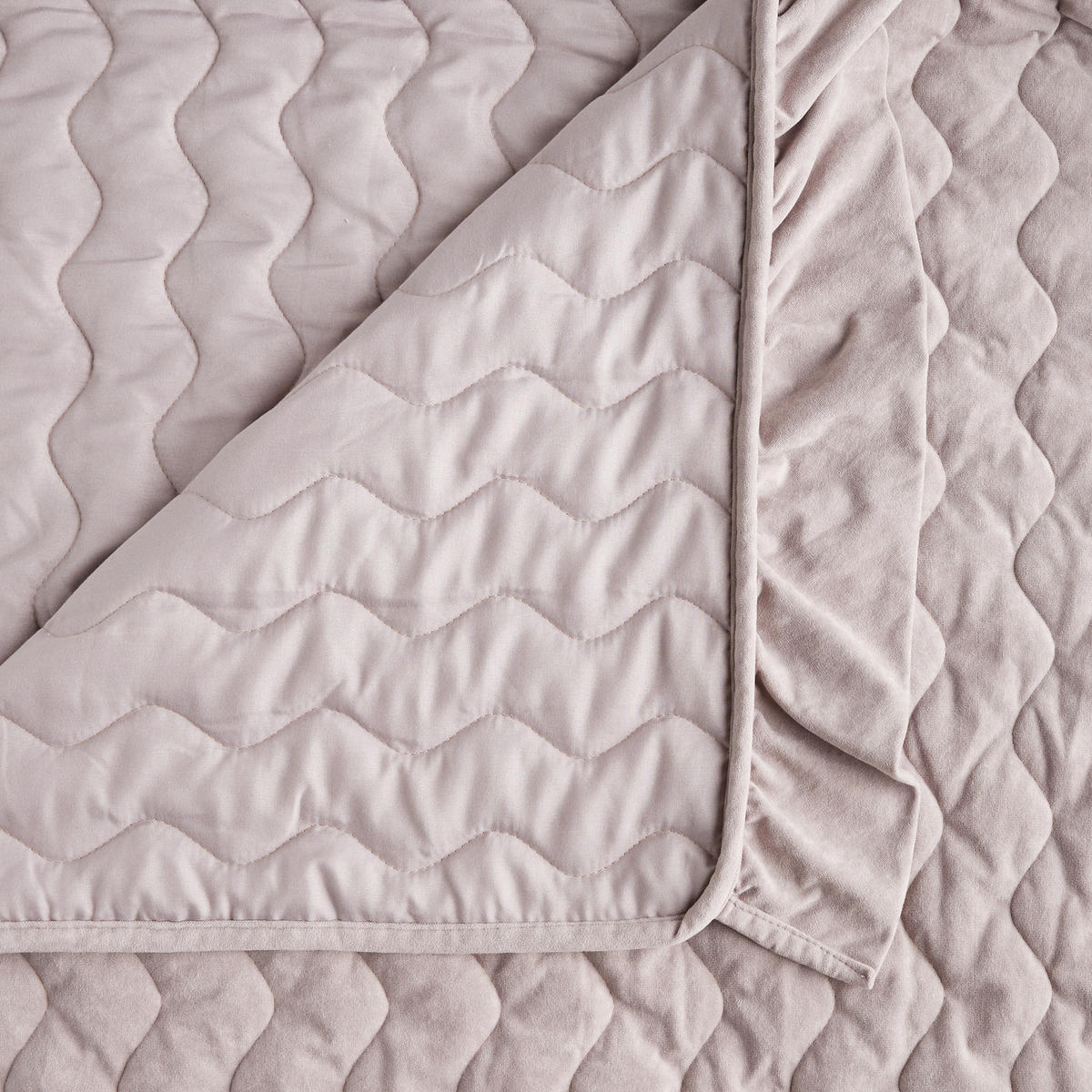 TAGESDECKE Marita - Violett, Textil (200/220cm) - home&you