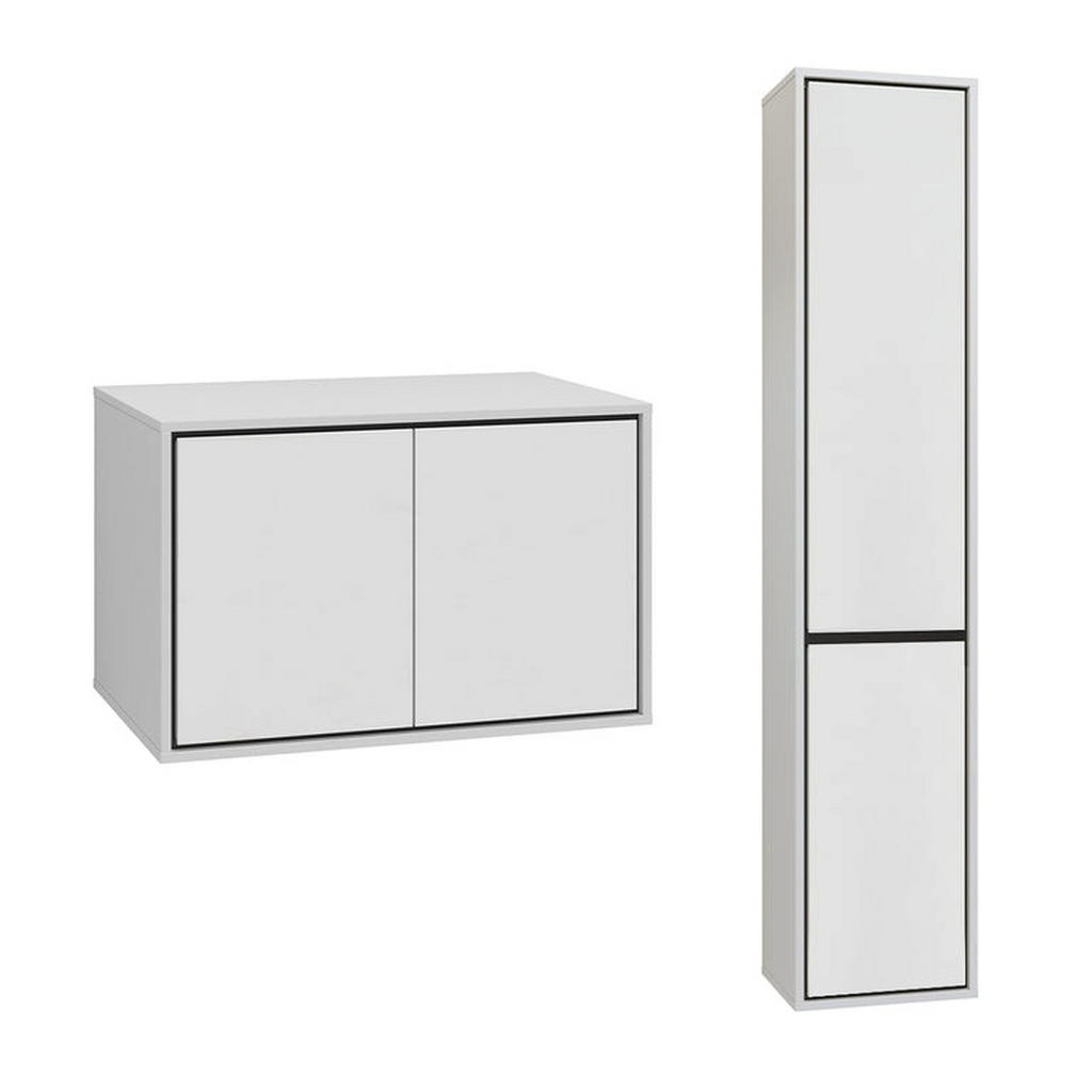 Petits-meubles KOUPELNOVÝ NÁBYTEK 78cm Sophéa 2er-Set Bílá