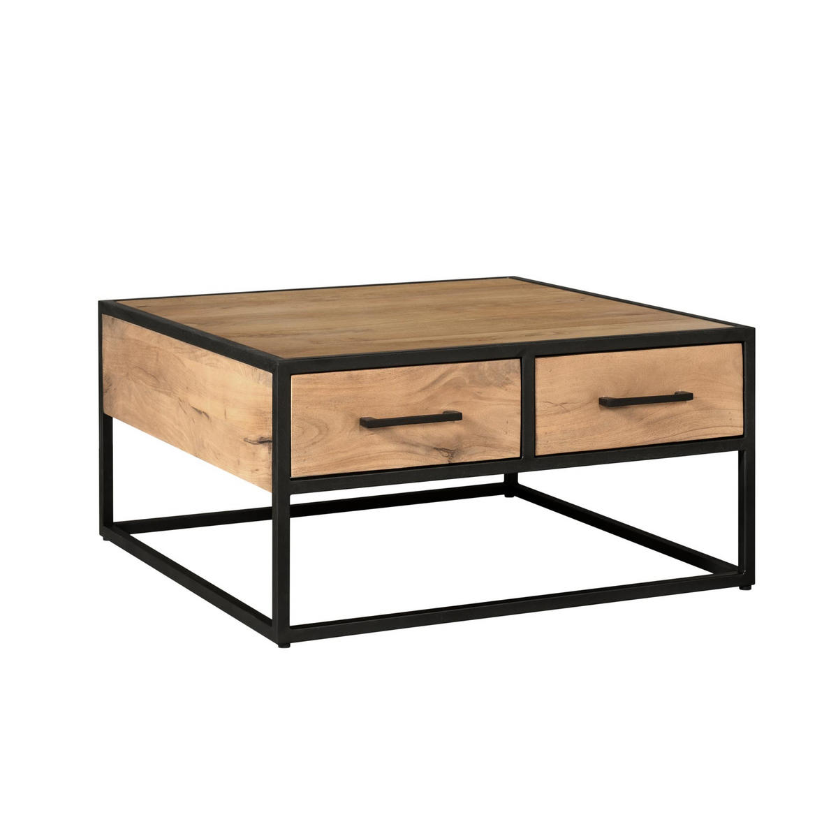 COUCHTISCH Dakota Braun 80/80/40 cm - Braun, Holz (80/80/40cm) - Starfurn