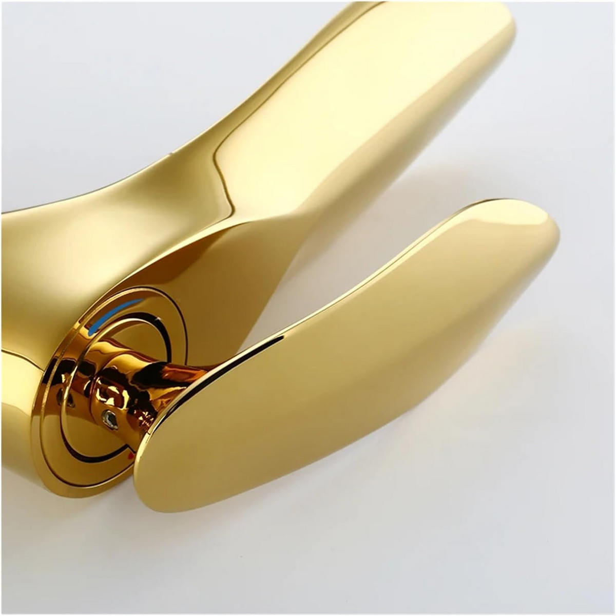 BADEZIMMERARMATUR, 18 x 17 cm, gold - Goldfarben, Metall (28/7/27cm) - Vallsero