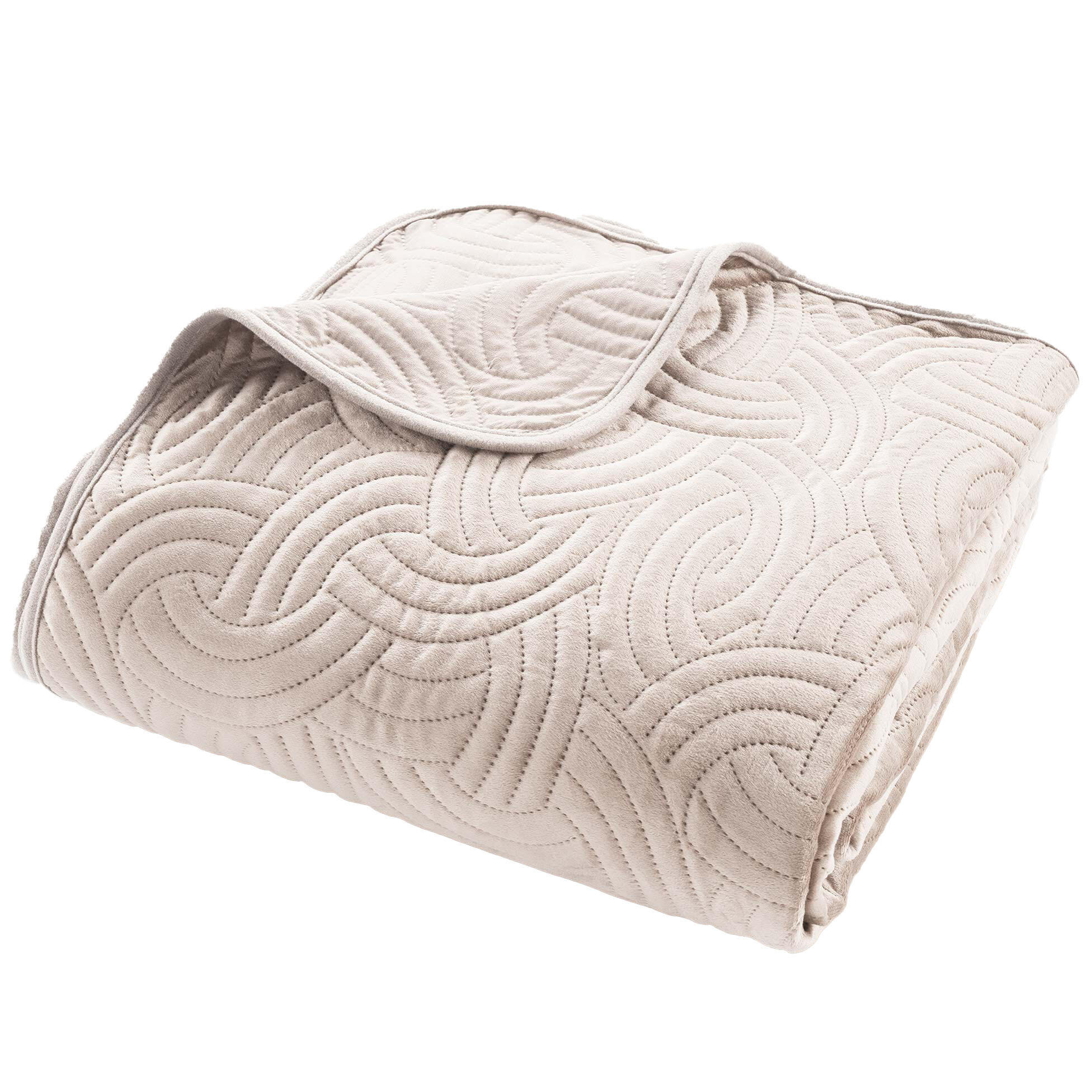 BETTÜBERWURF mit 2 Kissenbezügen 220/240 cm - Ecru, Textil (240/220cm) - Douceur d´intérieur