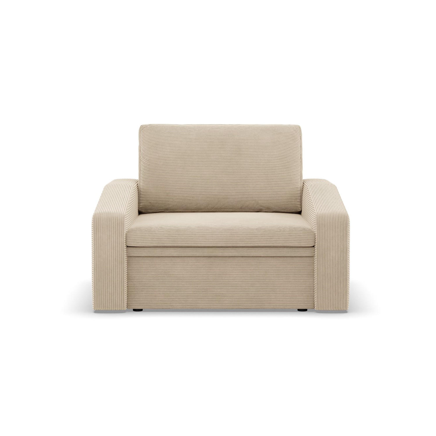 LOUNGESESSEL ORBIT, 90 CM, Cord - Beige - Beige, Textil (118/80/87cm)