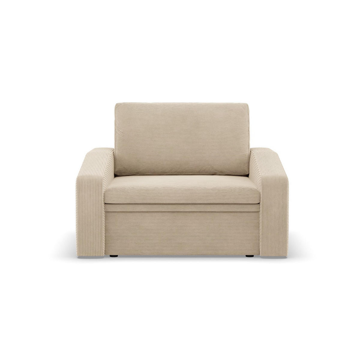 LOUNGESESSEL ORBIT, 90 CM, Cord - Beige - Beige, Textil (118/80/87cm)