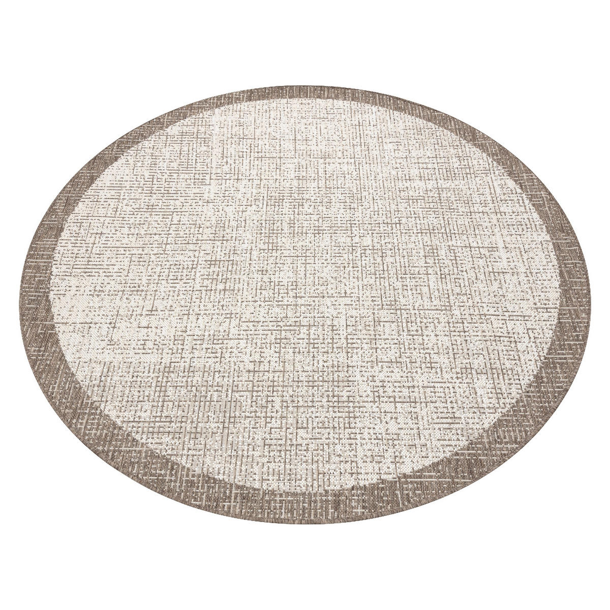 TEPPICH Floorlux 120 cm - Beige, Textil (120/120cm) - rugsX