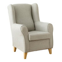 SESSEL Dan Grau 78 cm x 102 cm - Grau, Textil (78/102/82cm) - Kenay Home