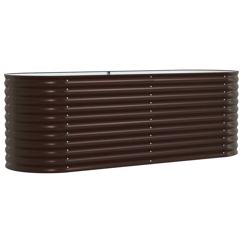 vidaXL Hochbeet Braun 80x81x240 cm