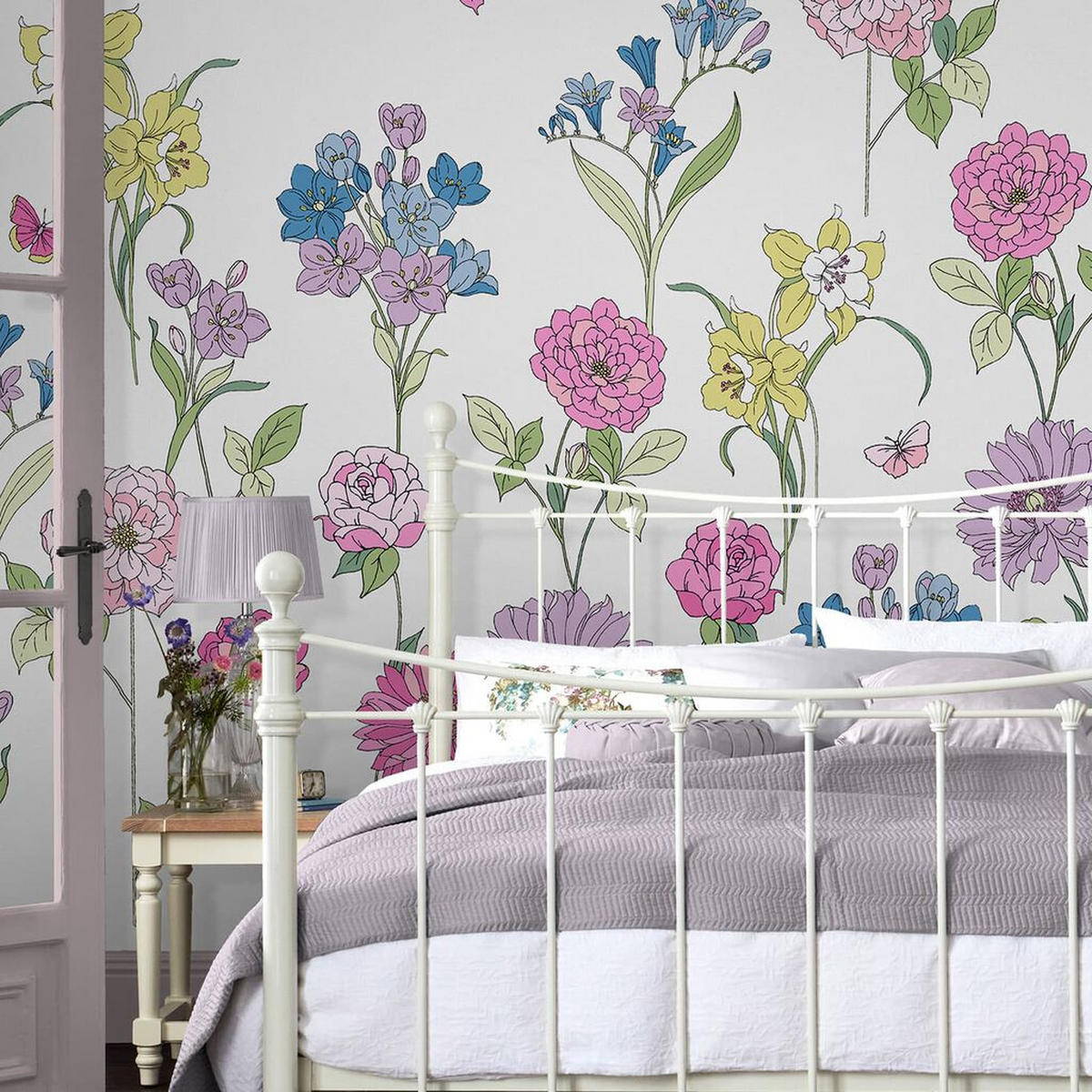 FOTOTAPETE Gilly - Multicolor, Papier/Kunststoff (280/280cm) - LAURA ASHLEY