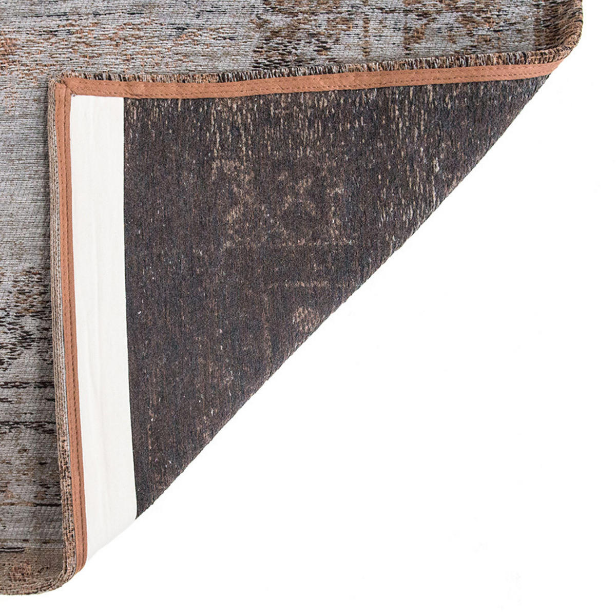 TEPPICH Grey Ebony Fading World Medallion 80/150 cm - Grau, Textil (80/150cm) - Louis De Poortere